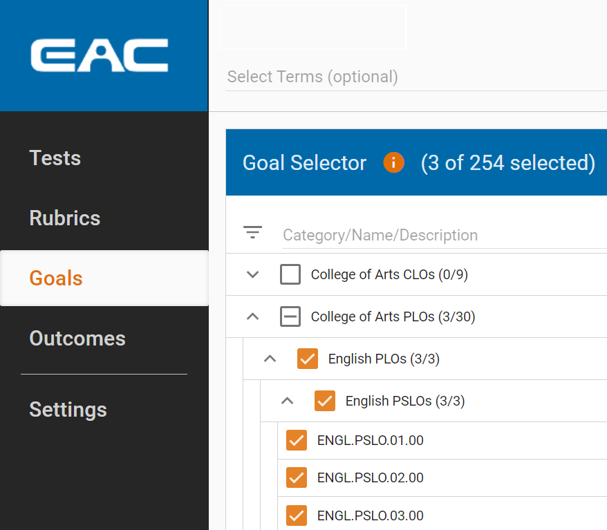 Goal Dashboard